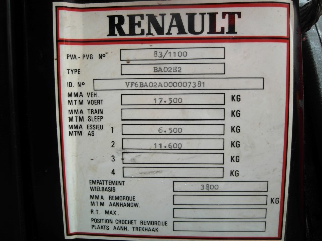 Пожарная машина Renault G 260: фото 5