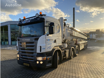 Scania R470 6X2/4 ADR Tanker with 3 chambers,For hazardous material - Ассенизатор: фото 1