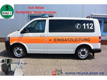 Машина скорой помощи Volkswagen T5 2.0 TDI 4x4 4Motion Binz Notarzt-Rettung 1.Hd: фото 1