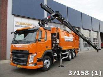 Мусоровоз Volvo FM 11 330 Euro 6 Hiab 21 ton/meter laadkraan: фото 1