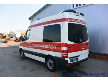 Mercedes-Benz 313 AMS Krankenwagen- (KTW) Rettungswagen Rampe + Rollstuhl - машина скорой помощи