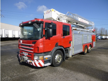 Scania P310 6x2 RHD fire truck + pump, ladder & manlift - пожарная машина