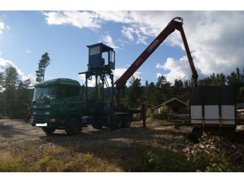 Scania 144 G 530 - Лесной прицеп