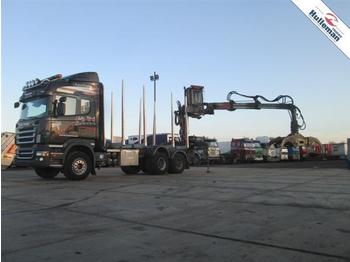 Scania R560 V8 6X4 HIGHLINE WITH JONSERED 1080 CRANE  - Лесной прицеп