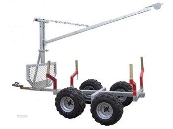 Vemac ATV Quad 2ton Rückewagen Holzrückewagen Forst Kran Traktor - лесной прицеп