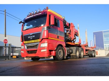 Лесовоз MAN TGX 26.480 BLS+FAYMONVILLE-EXTANDABLE+JONSERED 2490 (bj 2010)