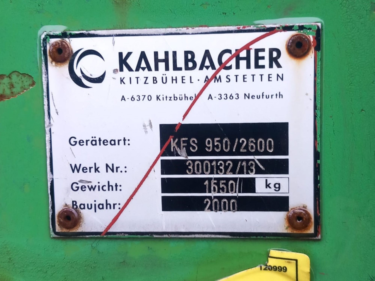 Роторный снегоочиститель для Коммунальной и специальной техники KAHLBACHER KFS950: фото 6