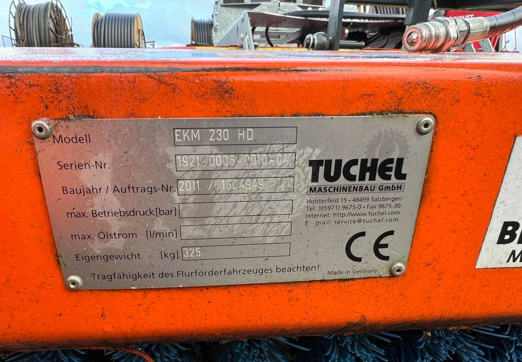 Щетка для Сельскохозяйственной техники Tuchel EKM 230 HD veegmachine: фото 3