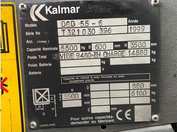 Дизельный погрузчик Kalmar DCD 55-6 6 ton Perkins Diesel Sideshift Positioner Freelift Heftruck: фото 5