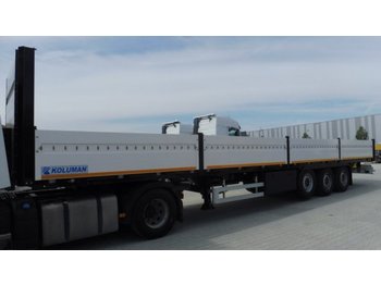 Бортовой полуприцеп Koluman/Kögel Baustoff Rungen,Containerverschlüsse