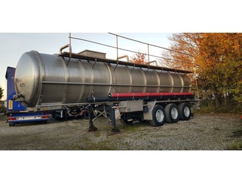 Полуприцеп-цистерна Burg 25000 L ADR Tanktrailer Inox for Acid, Coated,: фото 1