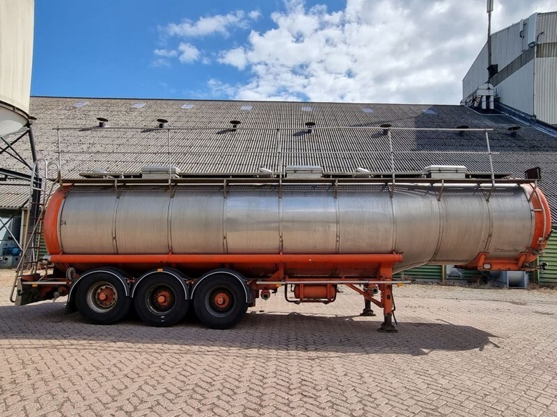Burg Chemical - INOX - RVS - 31 m3 - 3 Comp. - Полуприцеп-цистерна: фото 5