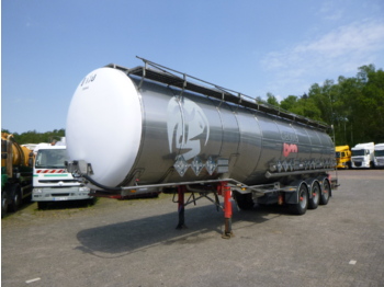 Полуприцеп-цистерна Для транспортировки химикатов Burg Chemical tank inox L4BH 46 m3 / 4 comp: фото 1