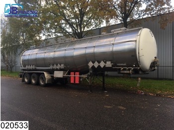 Полуприцеп-цистерна Burg Chemie 48600 Liter, Tank heater, ADR 28-11-2017,Max 4 Bar, 100c, 3 Compartments, Isolated: фото 1