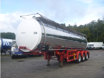 Полуприцеп-цистерна Для транспортировки химикатов Crane Fruehauf Chemical tank inox 30 m3 / 1 comp: фото 1
