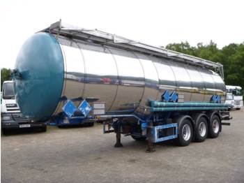 Полуприцеп-цистерна Для транспортировки химикатов Feldbinder Chemical tank inox 37 m3 / 3 comp: фото 1
