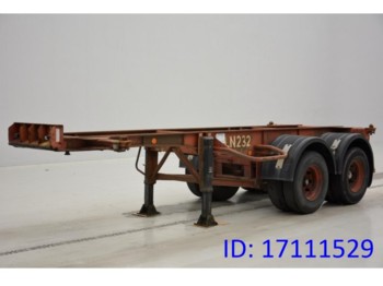 Полуприцеп-контейнеровоз/ Сменный кузов Fruehauf 20' SKELET: фото 1