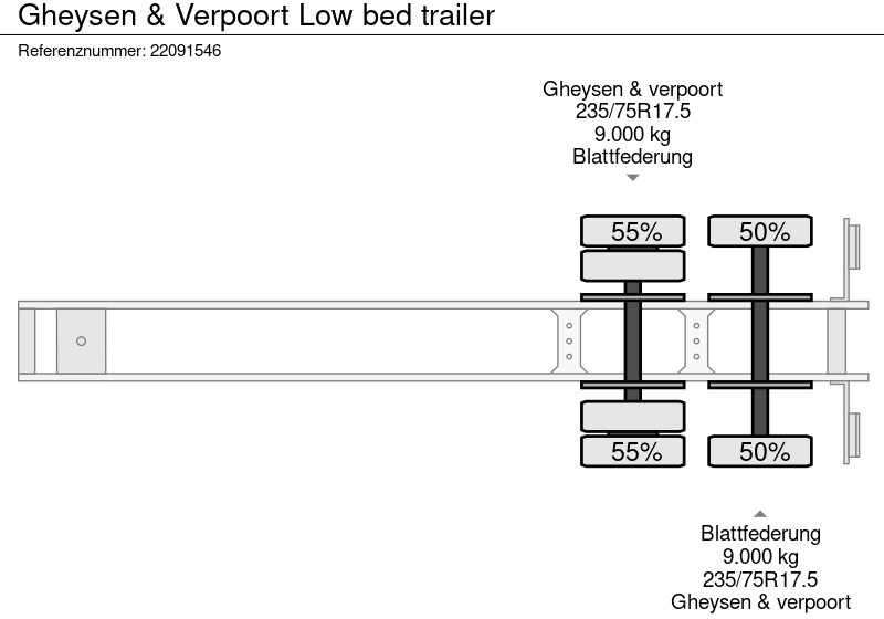 GHEYSEN & VERPOORT Low bed trailer в лизинг GHEYSEN & VERPOORT Low bed trailer: фото 13