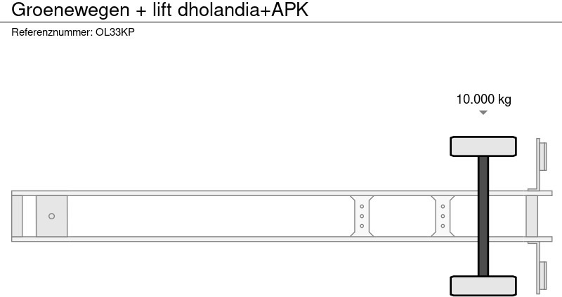 Полуприцеп-фургон Groenewegen + lift dholandia+APK: фото 14