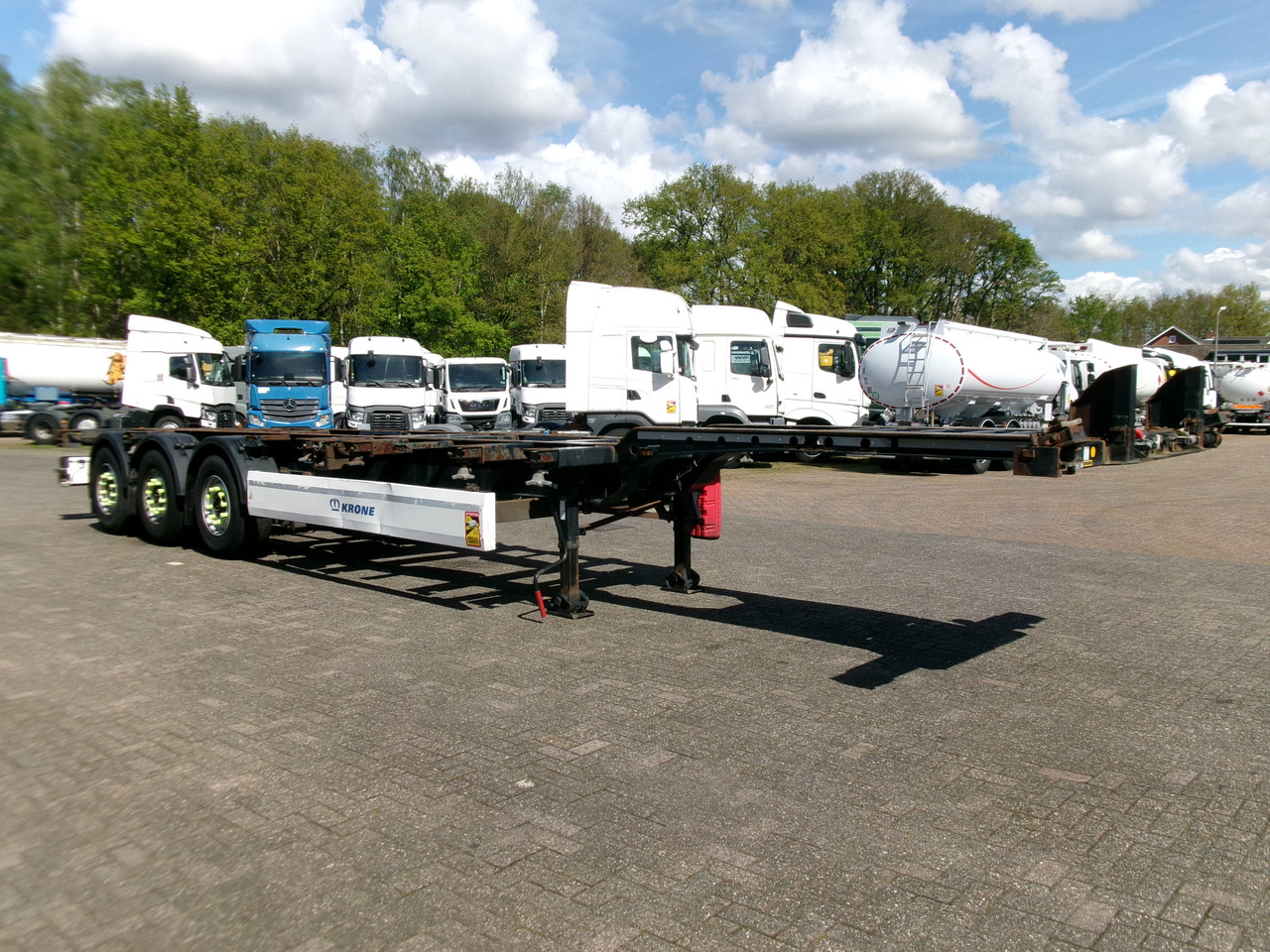 Krone 3-axle container trailer 20-30-40-45 ft DA08LNA в лизинг Krone 3-axle container trailer 20-30-40-45 ft DA08LNA: фото 2