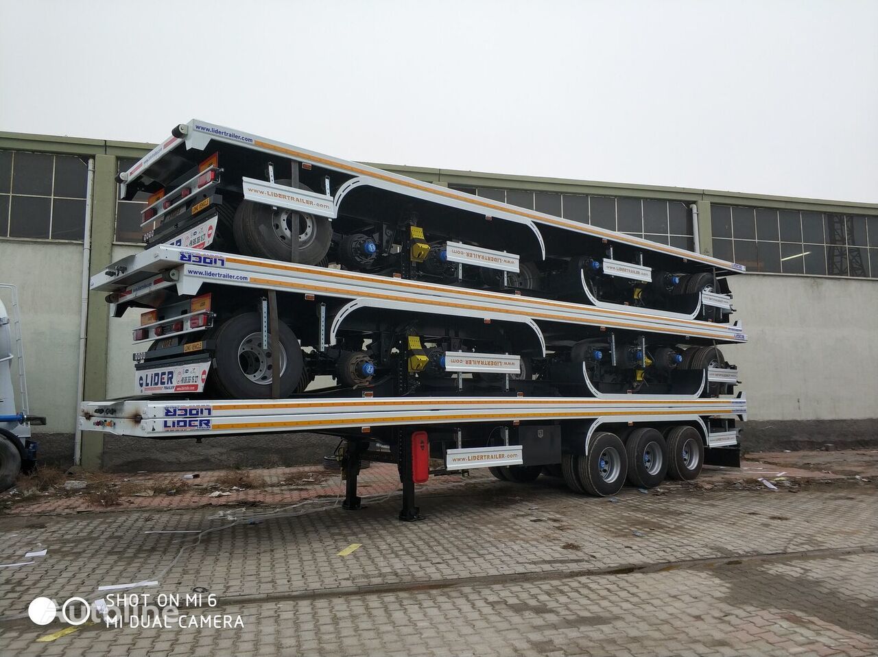 Новый Полуприцеп-контейнеровоз/ Сменный кузов Для транспортировки контейнеров LIDER NEW 2023 MODELS YEAR (MANUFACTURER COMPANY LIDER TRAILER: фото 7