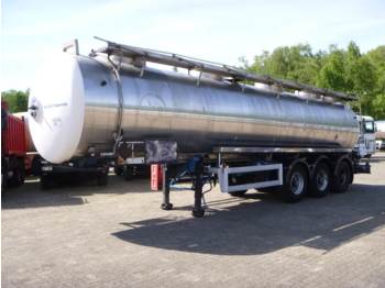 Полуприцеп-цистерна Для транспортировки химикатов Magyar Chemical tank inox 30 m3 / 1 comp / DAMAGE: фото 1