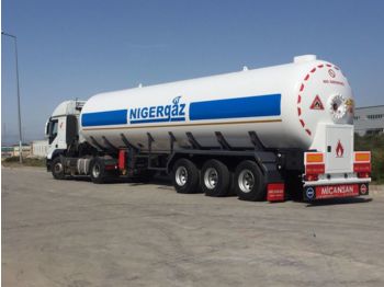 Новый Полуприцеп-цистерна Для транспортировки газа Micansan 2018 57 M3 SPECIAL 2 AXLE BOGGIE+ 1 AXLE SPRING LEAF NIGER /BURK: фото 1