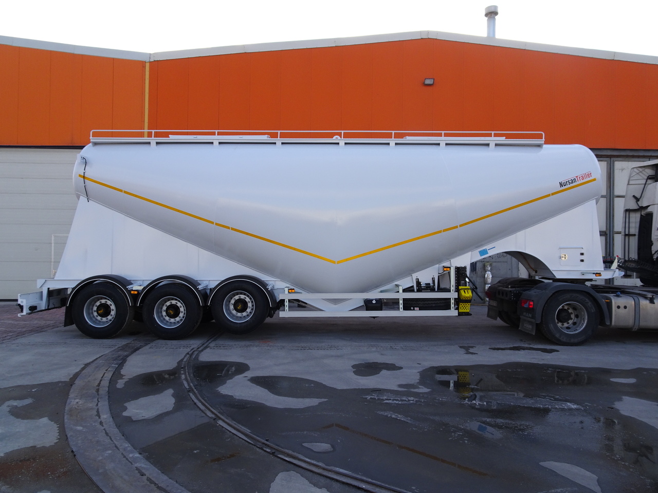 Полуприцеп цистерна для сыпучих грузов Для транспортировки пищевых продуктов NURSAN WHEAT GRAIN DRY BULK SILO: фото 6
