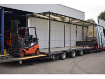 ESVE Forklift transport, 9000 kg lift, 2x Steering axel - Низкорамный полуприцеп