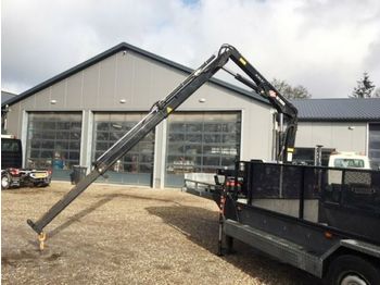 Veldhuizen Minisattel auflieger mit Hiab krane - Низкорамный полуприцеп