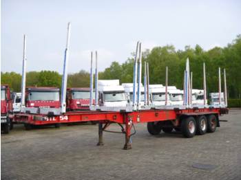 Dennison 3-axle wood trailer 13.6 m - Полуприцеп бортовой/ Платформа
