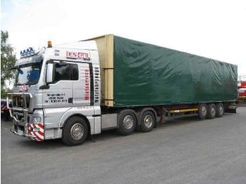 Knapen 3-Achs-Sattelanhänger - Schiebebügelaufbau - Полуприцеп бортовой/ Платформа