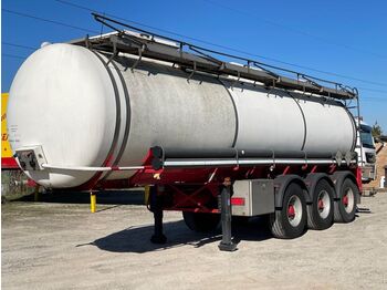 VOCOL Chemie gummiert für ätzende Säure 22.500L  - Полуприцеп-цистерна