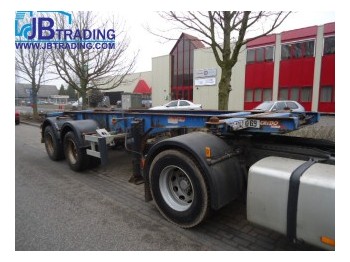 Coder Container 20 FT, Steel suspension - Полуприцеп-контейнеровоз/ Сменный кузов