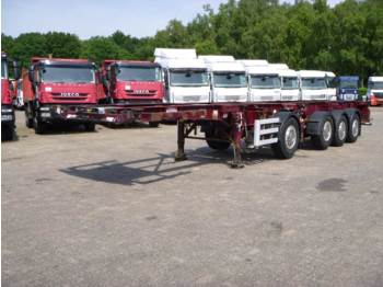 Dennison 3+1 axle 2 x 20 ft combi trailer - Полуприцеп-контейнеровоз/ Сменный кузов