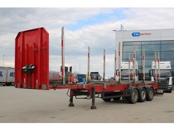 Schwarzmüller RSA 3/E, AXLES  9t, SAF, LIFTING AXLE  - полуприцеп лесовоз
