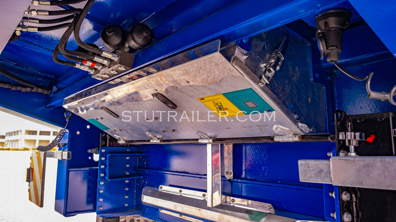 Новый Низкорамный полуприцеп STU 5 Axle Hydraulic Steering Extendable Low Laoder: фото 24