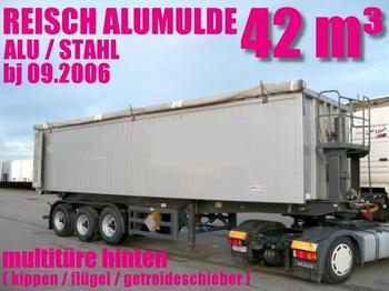 ALUMULDE REISCH 42³ multitüre hinten TOPZUSTAND - Самосвальный полуприцеп