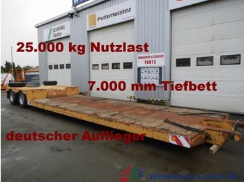Низкорамный полуприцеп Для транспортировки тяжёлой техники Scheuerle Tiefbett-brücke 7 m Höhe 52 cm  * 25t. Nutzlast: фото 1