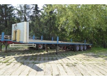 Полуприцеп бортовой/ Платформа Schmitz Cargobull S01, 3 Achser Platte mit schweren Zurrösen: фото 1