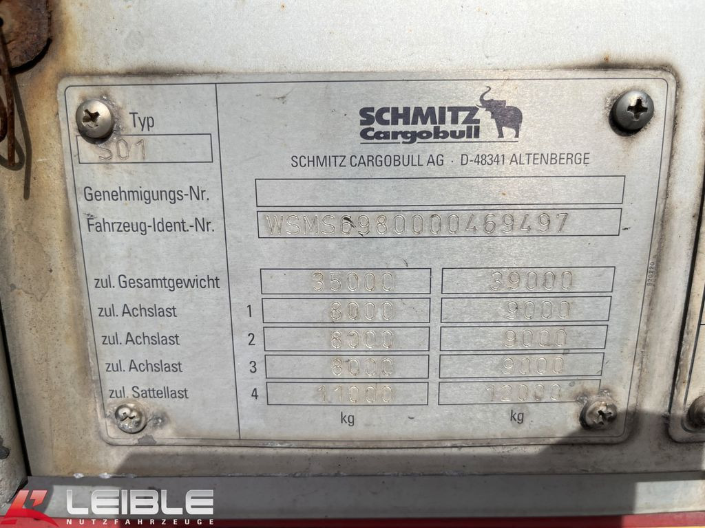 Тентованный полуприцеп Schmitz Cargobull S01*Tautliner*SAF m. Scheibenb.*: фото 15