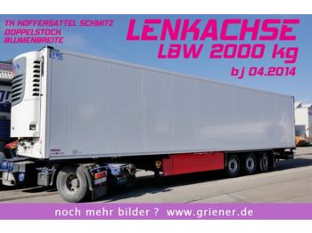 Полуприцеп-рефрижератор Schmitz Cargobull SKO 24/ LBW BÄR 2000 kg/ LENKACHSE / DS / BLUMEN: фото 1