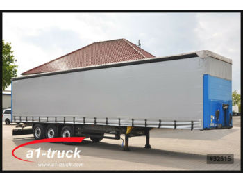 Тентованный полуприцеп Schmitz Cargobull S01, verzinkt, Steckrungen, neue Plane, 197.048