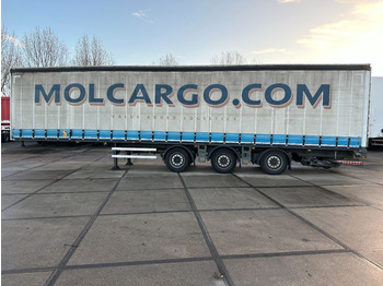 Tracon TRAILERS 1e + 3e AXEL STEERING, 1e LIFT A  - Тентованный полуприцеп