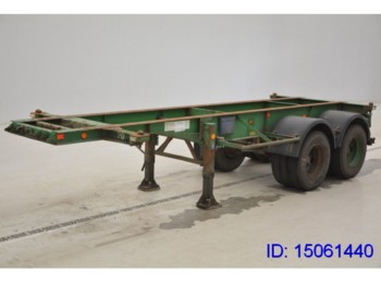 Полуприцеп-контейнеровоз/ Сменный кузов Van Hool 20 ft - spring suspension: фото 1