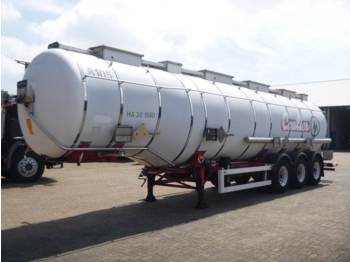 Полуприцеп-цистерна Для транспортировки химикатов Van Hool Chemical tank inox 36.5 m3 / 4 comp.: фото 1