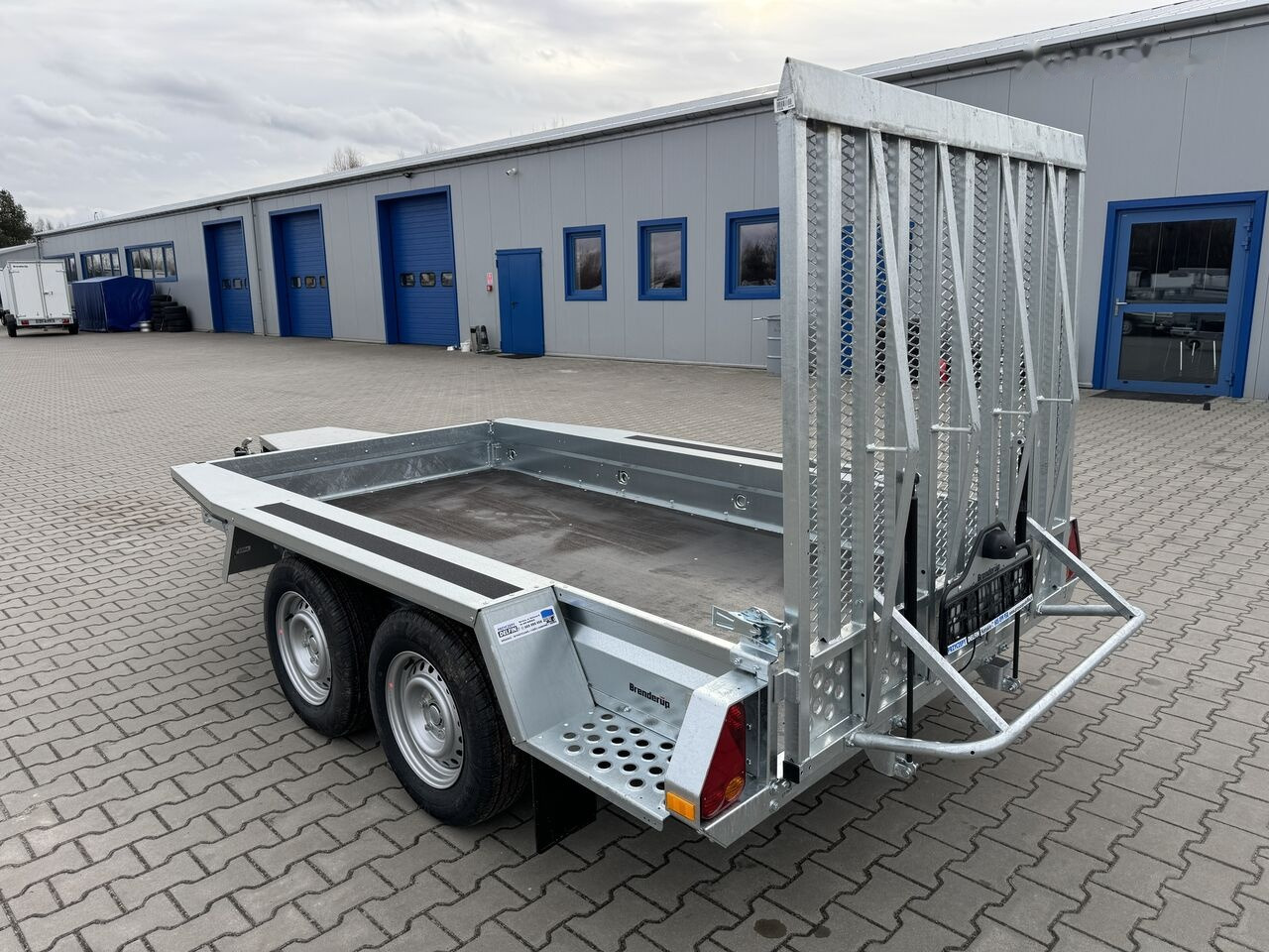 Новый Прицеп для спецтехники Для транспортировки тяжёлой техники Brenderup MT 3080 GVW 2700 kg machine transporter mini excavator: фото 15
