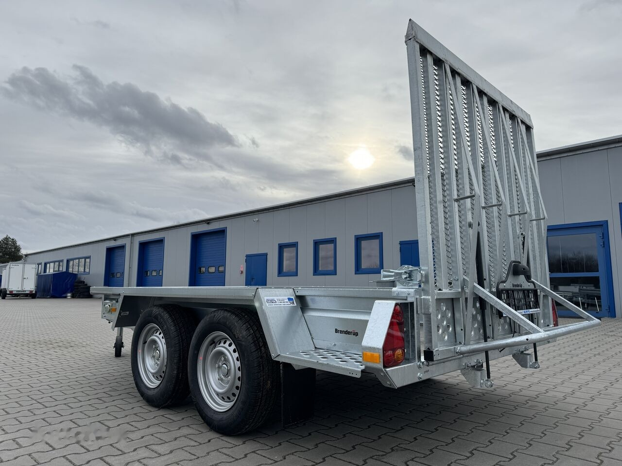 Новый Прицеп для спецтехники Для транспортировки тяжёлой техники Brenderup MT 3080 GVW 2700 kg machine transporter mini excavator: фото 16
