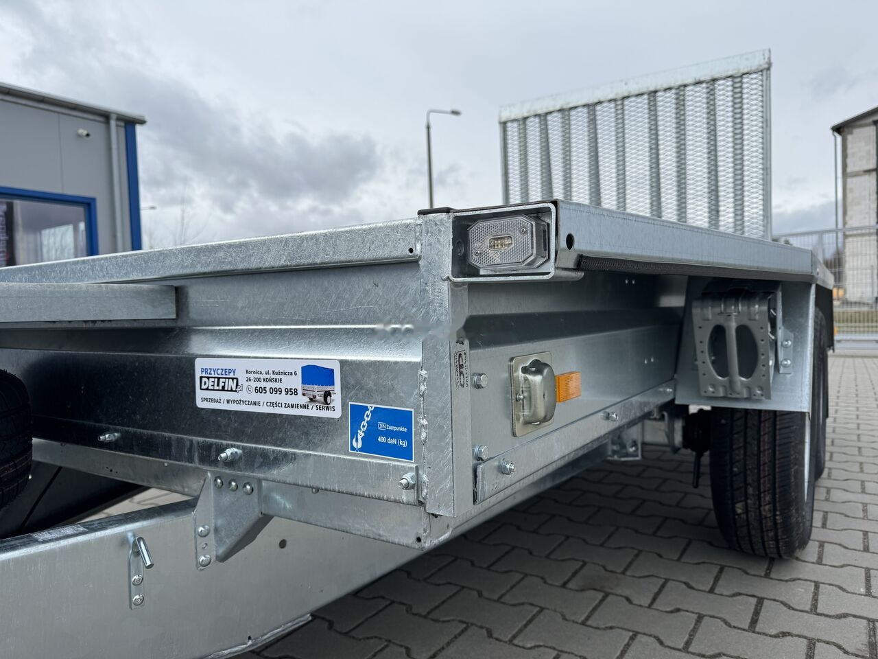 Новый Прицеп для спецтехники Для транспортировки тяжёлой техники Brenderup MT 3080 GVW 2700 kg machine transporter mini excavator: фото 9