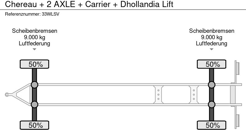Прицеп-рефрижератор Chereau + 2 AXLE + Carrier + Dhollandia Lift: фото 19